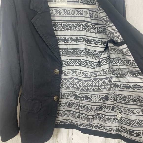 Triple Five Soul 555 Embroidered Crest Military Jacket Blazer size M Punk Emo - Picture 10 of 11